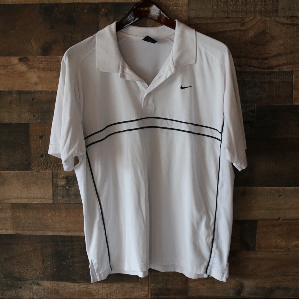 Nike Men's White Polo Shirt